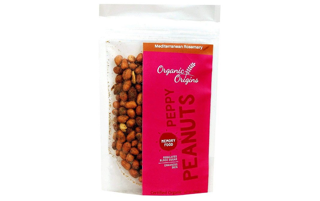 Organic Origins Peppy Peanuts (M   Pack  150 grams